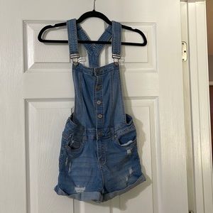 Girls short overalls